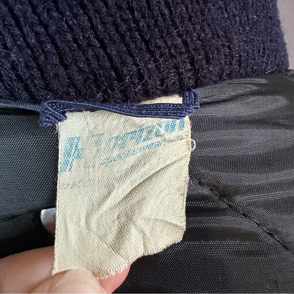 Sold Vintage Horizon Chevrolet Corvette Jacket Quilted Racing Coat Blue - Picture 13 of 15